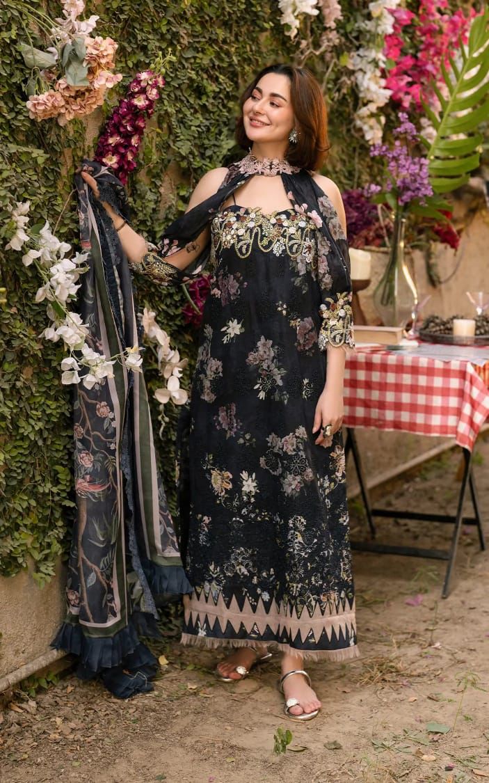 Asifa and Nabil Unstitched 3 Piece Lawn