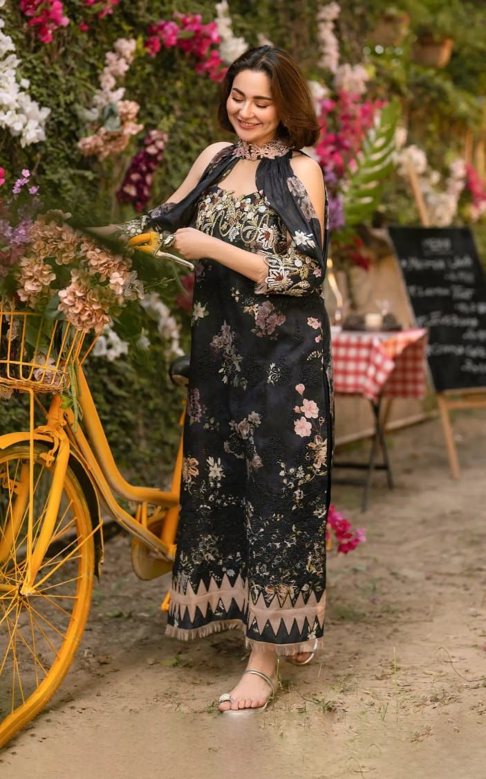 Asifa and Nabil Unstitched 3 Piece Lawn