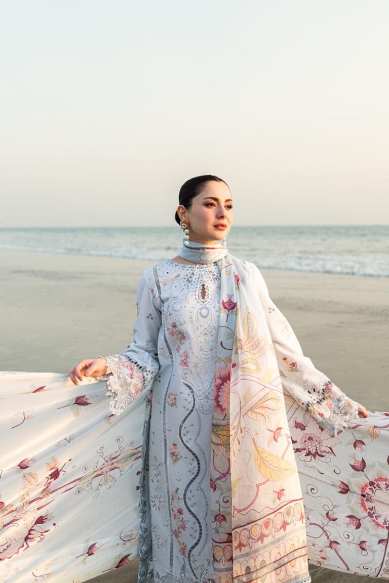 QALAMQAR Unstitched 3 Piece