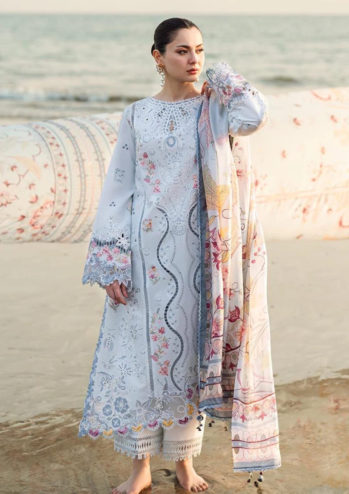 QALAMQAR Unstitched 3 Piece