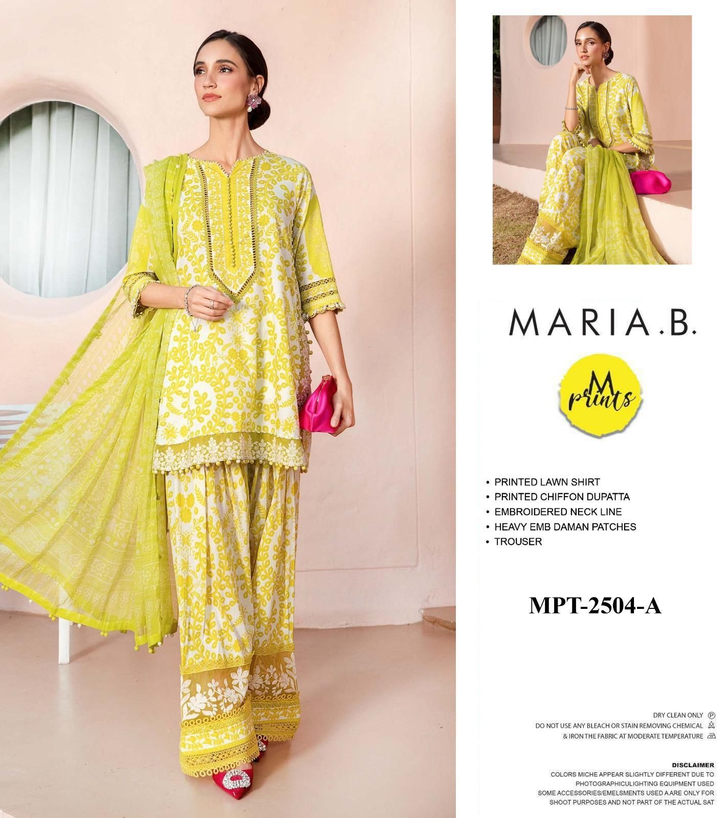 MARIA.B Unstitched 3 Piece Lawn