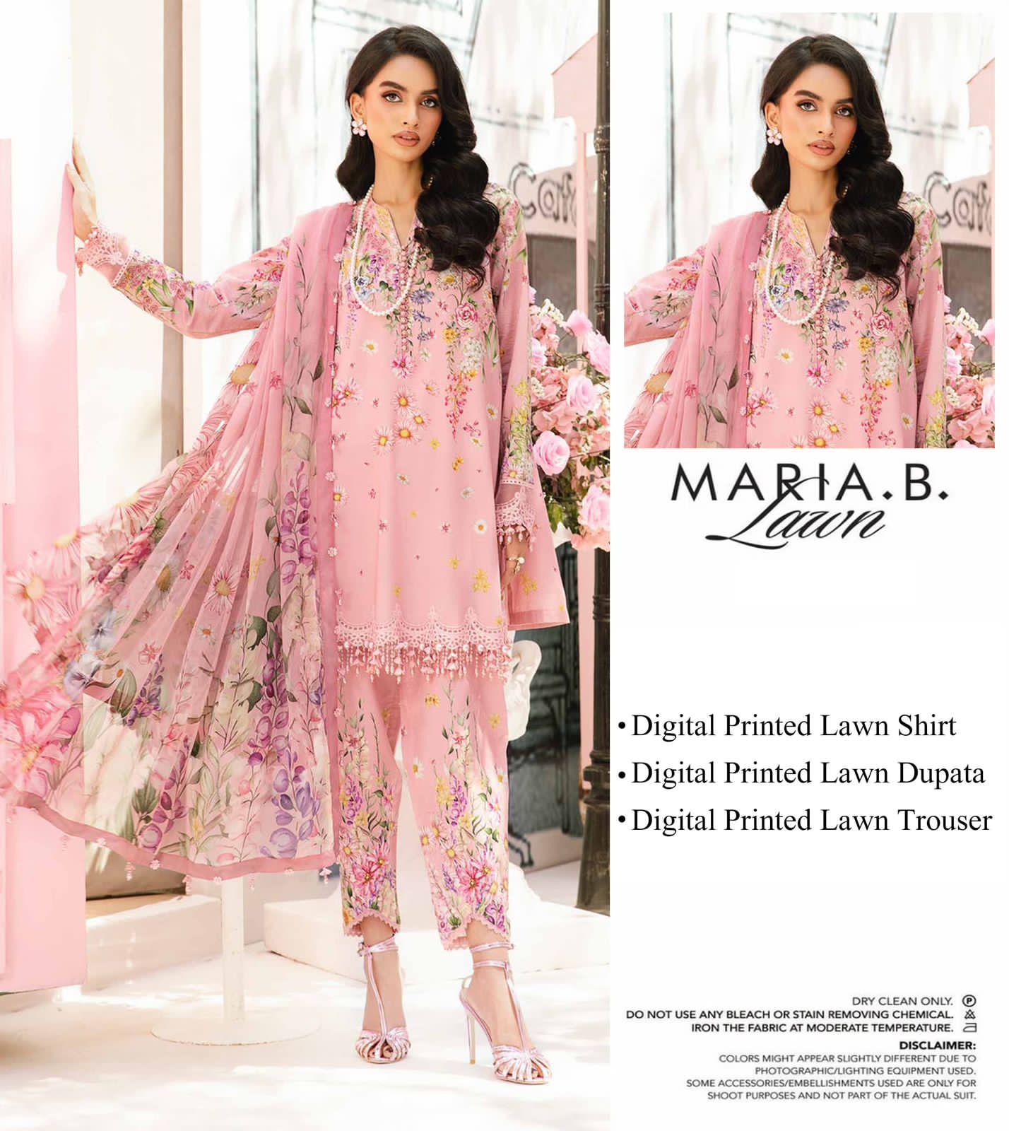 MARIA.B 3 Piece Unstitched Lawn