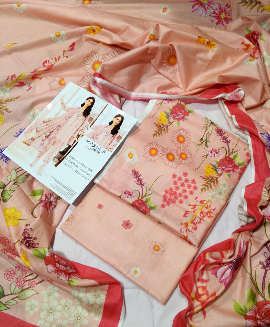 MARIA.B 3 Piece Unstitched Lawn