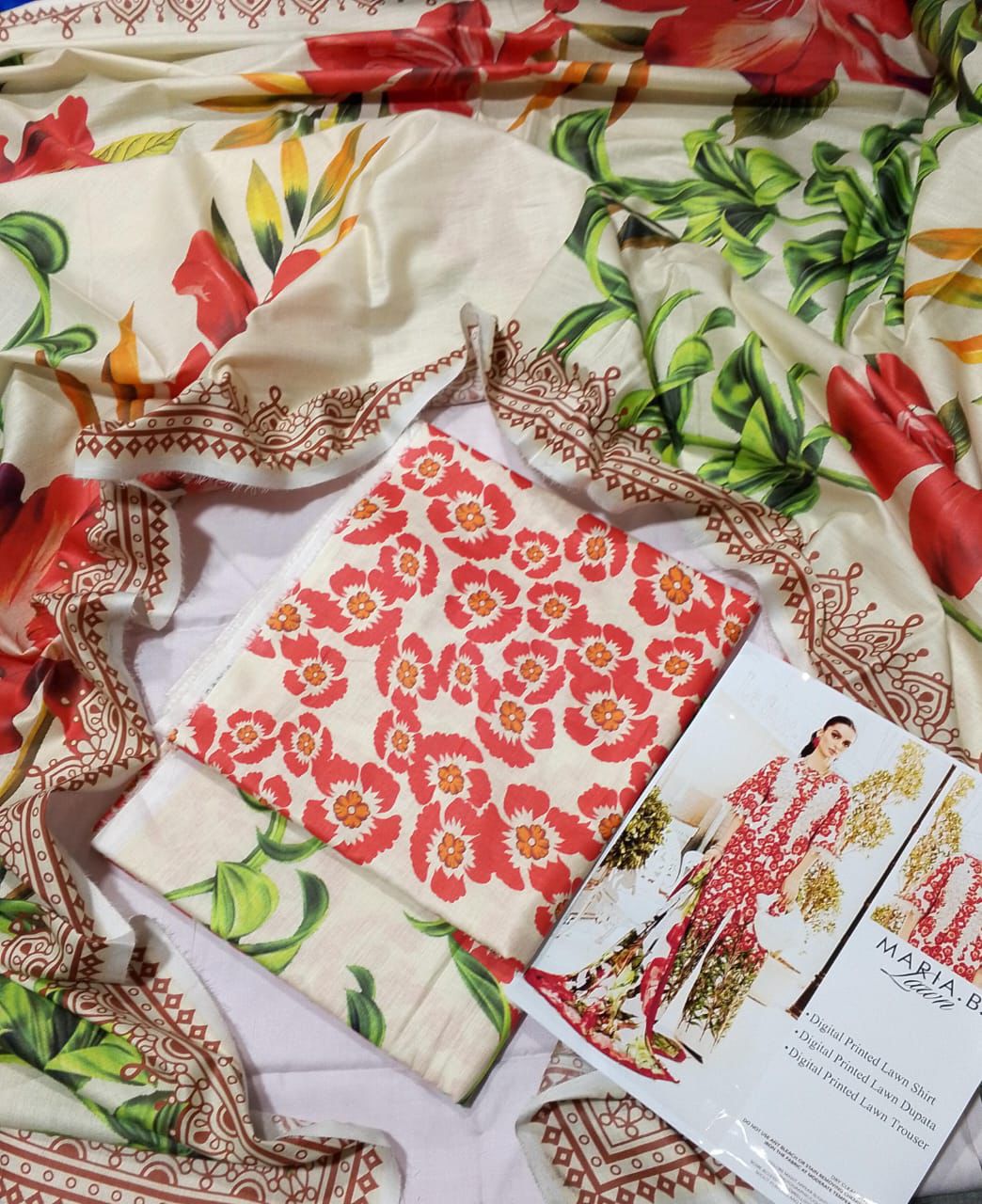 MARIA.B 3 Piece Unstitched Lawn