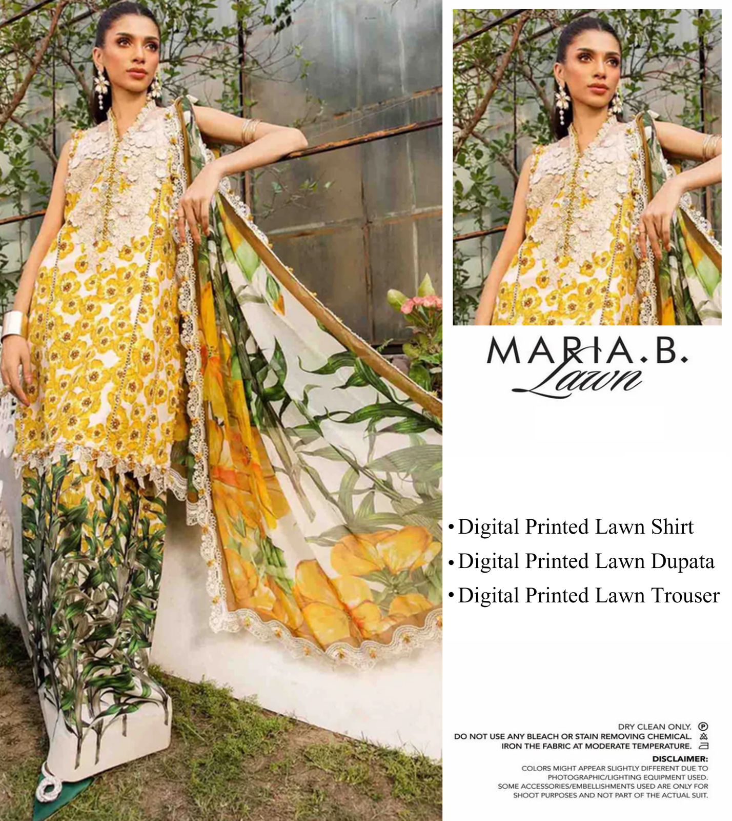 MARIA.B 3 Piece Unstitched Lawn