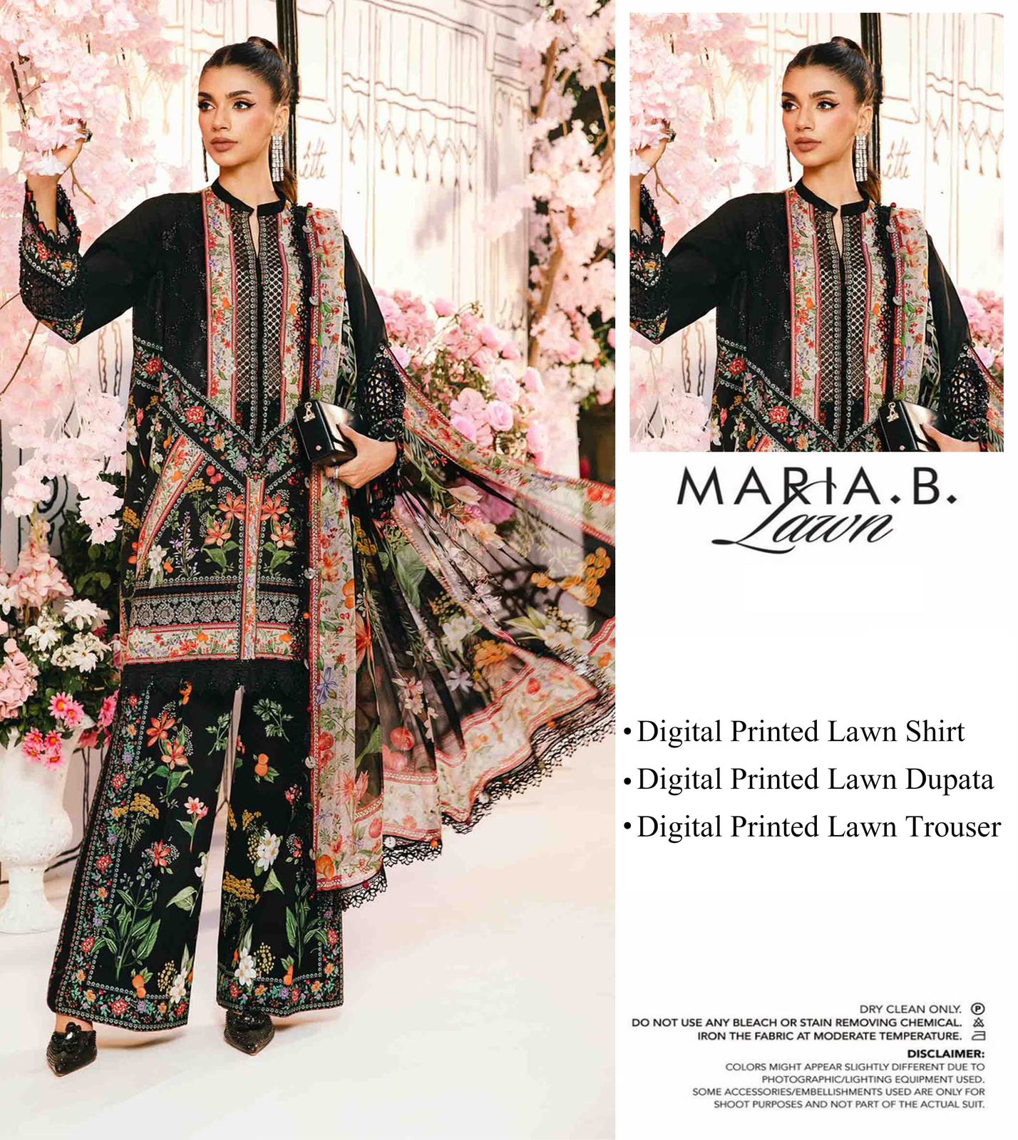 MARIA.B 3 Piece Unstitched Lawn