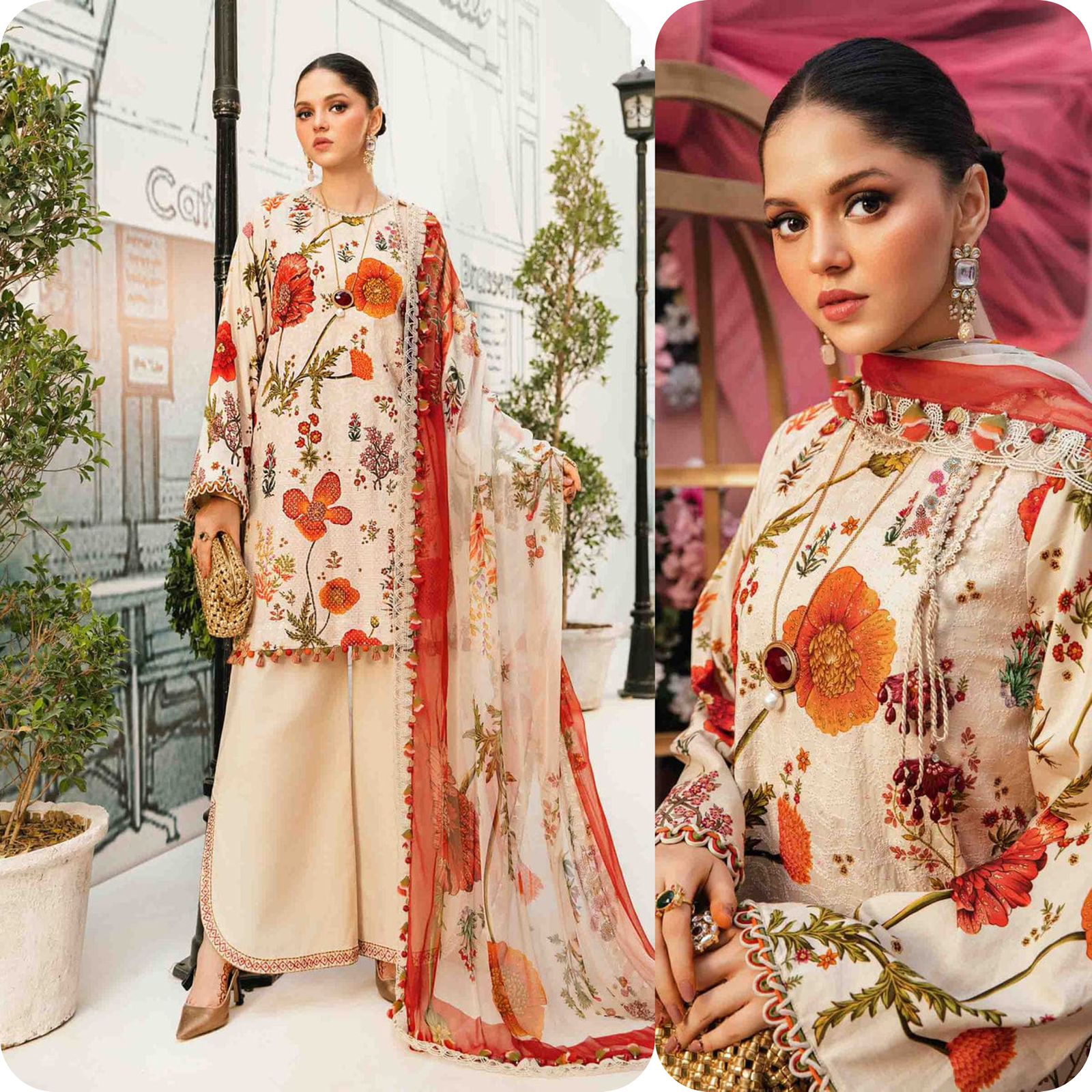 MARIA.B 3 Piece Unstitched Lawn