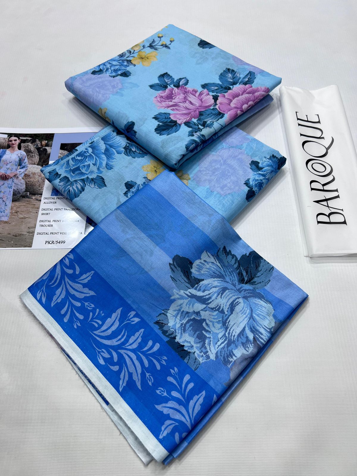 BAROQUE Printed 3Piece Lawn