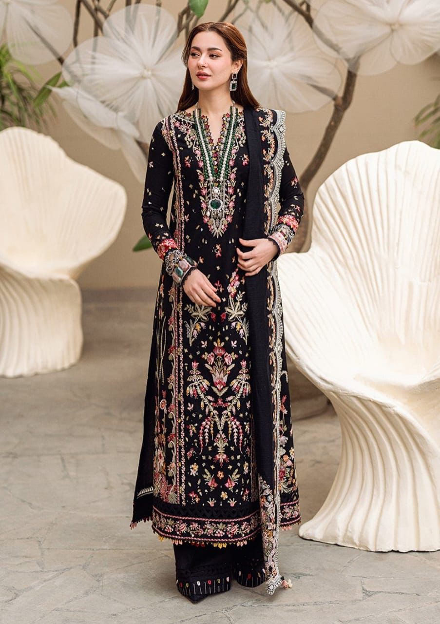 QALAMKAR Unstitched 3 Piece Lawn